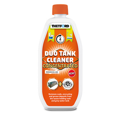 THETFORD DUO TANK CLEANER CONCENTRATO 0,8 L LIQUIDO PER LA PULIZIA DEI SERBATOIO - IN PROMOZIONE