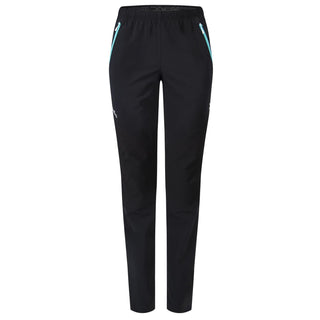 MONTURA DOMINO TREKKING PANTS PANTALONI ESTIVI DONNA CON RINFORZO Colore Nero/Care Blue
