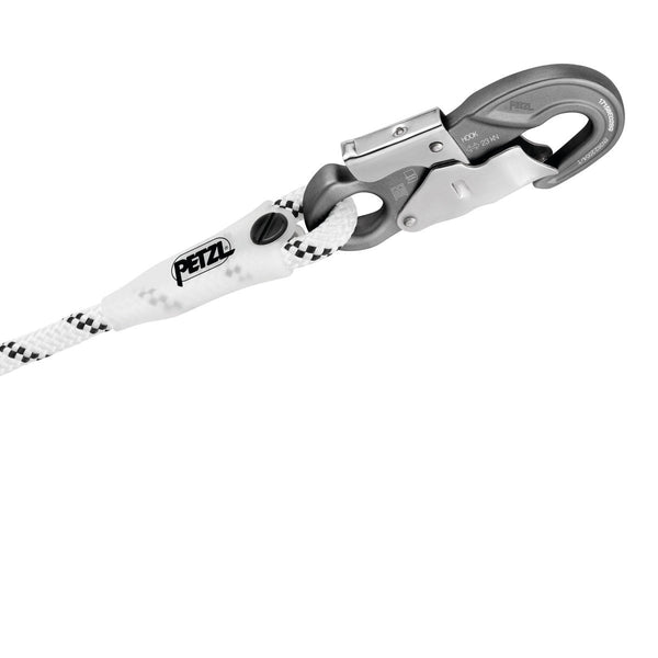 PETZL GRILLON HOOK 5 mt Cordino regolabile di posizionamento sul lavoro con connettore