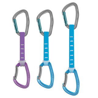 PETZL DJINN AXESS QUICKDRAW Rinvio 17 CM BLUE