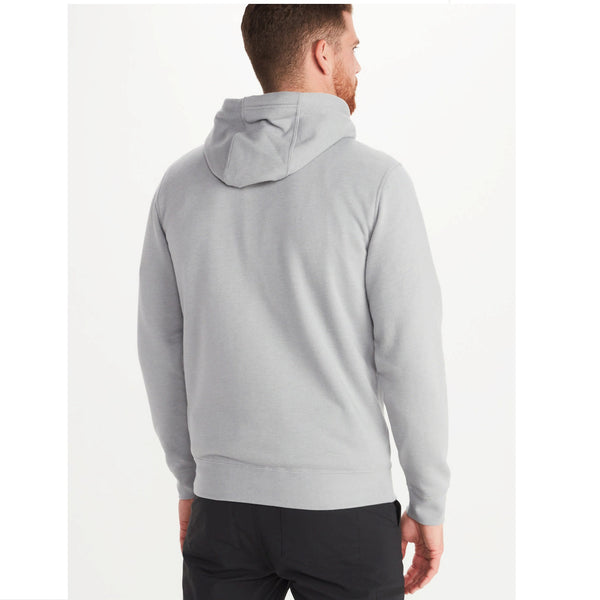 MARMOT FULL ZIP HOODY Felpa uomo con cappuccio colore Grigio