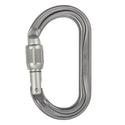 PETZL OK SCREW-LOCK Moschettone ovale per l'utilizzo con carrucole e bloccanti
