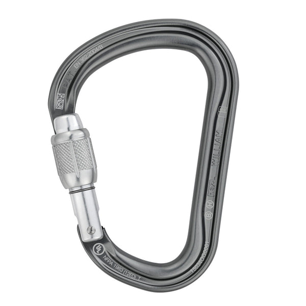 PETZL WILLIAM SCREW-LOCK CARABINER Moschettone