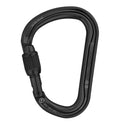 PETZL MOSCHETTONE WILLIAM SCREW - LOCK BLACK Moschettone