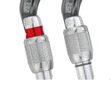PETZL MOSCHETTONE WILLIAM SCREW - LOCK BLACK Moschettone