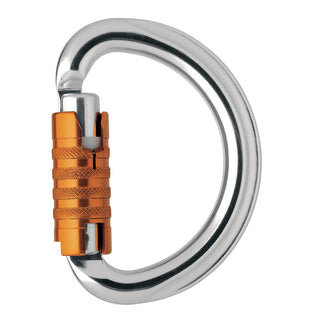 PETZL OMNI TRIACT-LOCK CARABINER Moschettone semirotondo