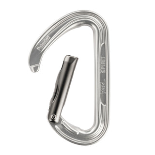 PETZL SPIRIT CARABINER STRAIGHT MOSCHETTONE A LEVA DRITTA