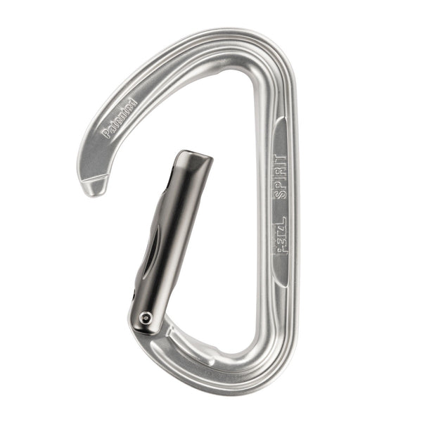 PETZL SPIRIT CARABINER STRAIGHT MOSCHETTONE A LEVA DRITTA