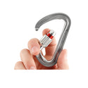 PETZL SPIRIT SCREW-LOCK Moschettone con ghiera di bloccaggio a vite, compatto e ultraleggero