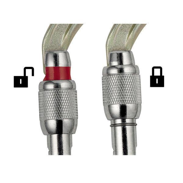 PETZL OXAN SCREW-LOCK MOSCHETTONE OVALE - DISPONIBILE IN 2 COLORI