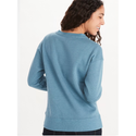 MARMOT WM'S MTN WORKS CN SWEATSHIRT MAGLIA AZZURRO FELPA