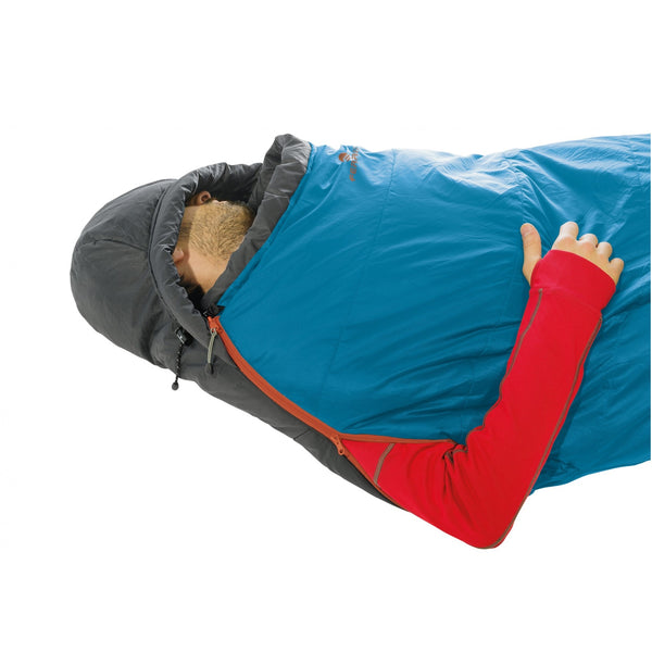 FERRINO NIGHTEC 800 SACCO A PELO BLU GRIGIO