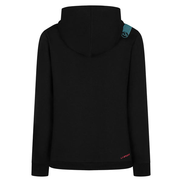 LA SPORTIVA RETRO HOODY FELPA DONNA CON CAPPUCCIO DA ARRAMPICATA / LIFESTYLE BLACK - NUOVI ARRIVI