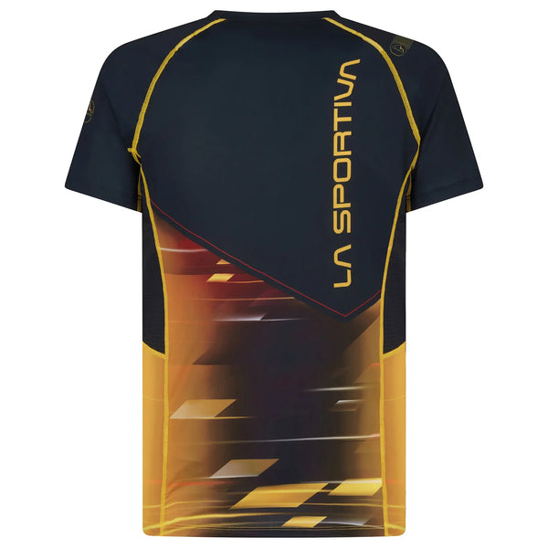 LA SPORTIVA WAVE T-SHIRT MAN Colore Black/Yellow