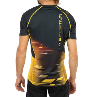 LA SPORTIVA WAVE T-SHIRT MAN Colore Black/Yellow
