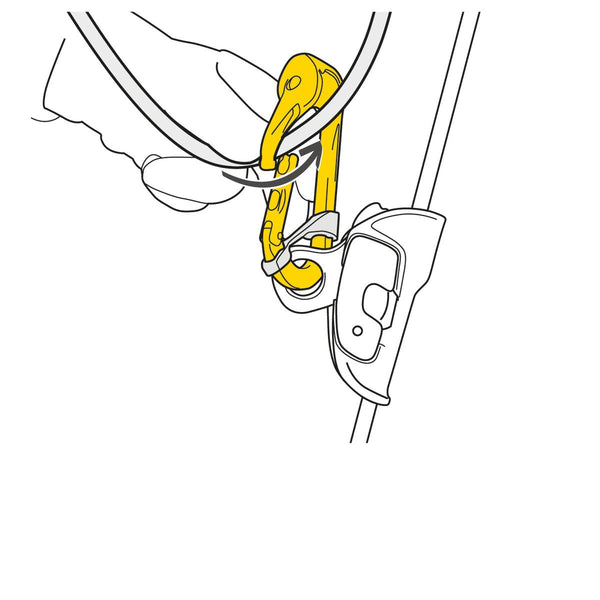 PETZL ROLLCLIP A Carrucola moschettone