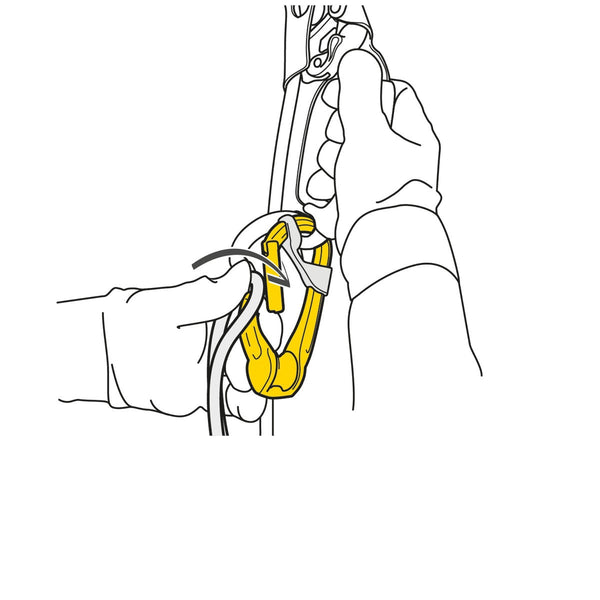PETZL ROLLCLIP A Carrucola moschettone