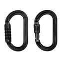 PETZL OK Moschettone ovale leggero SCREW-LOCK o TRIACT-LOCK NERO
