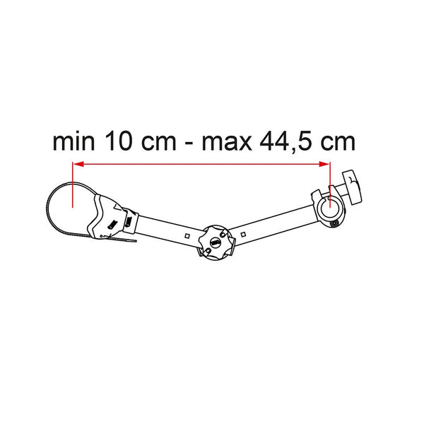 FIAMMA BIKE-BLOCK PRO D1 SISTEMA DI BLOCCAGGIO BICICLETTE - DISPONIBILE IN 2 COLORI