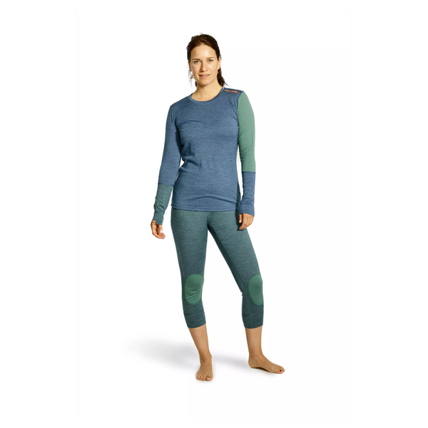ORTOVOX ROCK'N'WOOL LONG SLEEVE MAGLIA INTIMA BLUSH BLEND