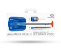 ORTOVOX RESCUE SET DIRACT VOICE KIT D’EMERGENZA PER PRINCIPIANTI CON DISPOSITIVO A.R.T.VA, PALA E SONDA