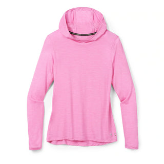 SMARTWOOL W MAGLIA LEGGERA IN LANA MERINO SPORT 120 HOODIE FIJI FLOWER HEATHER