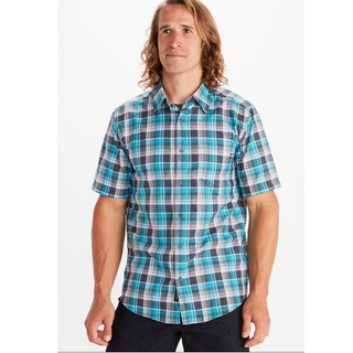 MARMOT SYROCCO SS UOMO CAMICIA TECNICA TRASPIRANTE BLU