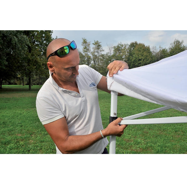 CONVER STAND 3X3 GAZEB CON APERTURA AUTOMATICA CON STRUTTURA RINFORZATA