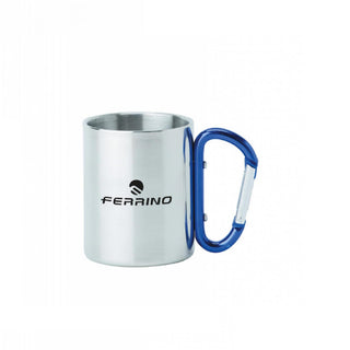 FERRINO TAZZA IN ACCIAO INOX CON MOSCHETTONE
