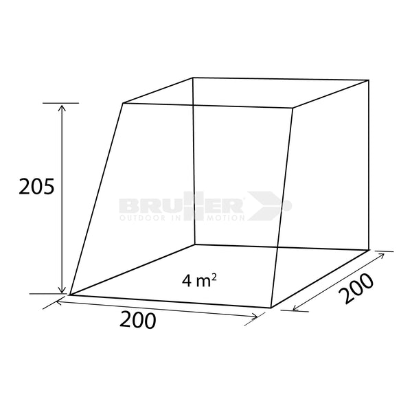 BRUNNER COMET TENDA PER PORTELLONE POSTERIORE FURGONATO VW T5 T6