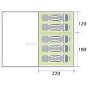 BRUNNER ARQUS OUTDOOR 5 Tenda a tunnel a doppio ingresso