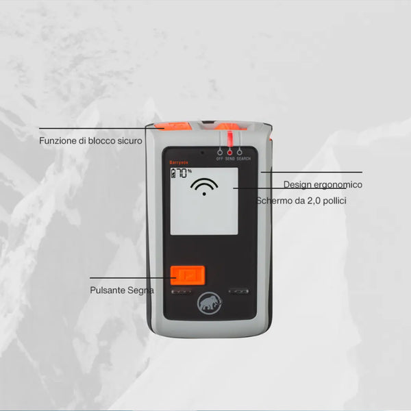 MAMMUT BARRYVOX Europe Dispositivo Artva - uno dei migliori al mondo!