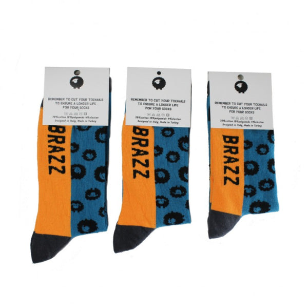 BRAZZ BRAZZSOCKS CALZINI STILOSI IN COTONE - DISPONIBILE IN 3 COLORI