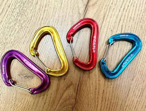 SALEWA LEASH FETTUCCIA PER PICCOZZA + MOSCHETTONE CAMP