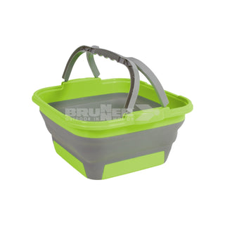 Compra verde BRUNNER CLEO FOLD-AWAY BACINELLA PIEGHEVOLE IN SILICONE QUADRATA 13L COLORI ASSORTITI