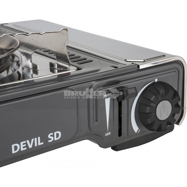 BRUNNER DEVIL SD NG FORNELLO PORTATILE DA 30mbar COMPLETO DI COMODA VALIGIETTA