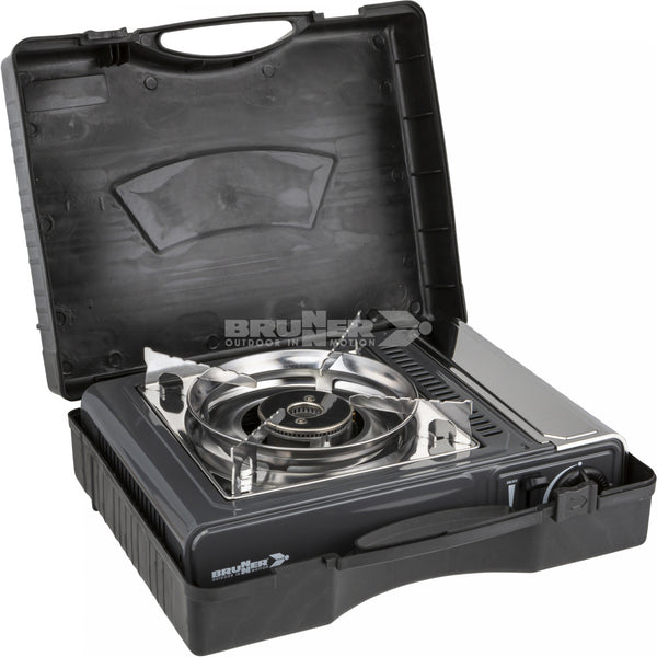 BRUNNER DEVIL SD NG FORNELLO PORTATILE DA 30mbar COMPLETO DI COMODA VALIGIETTA