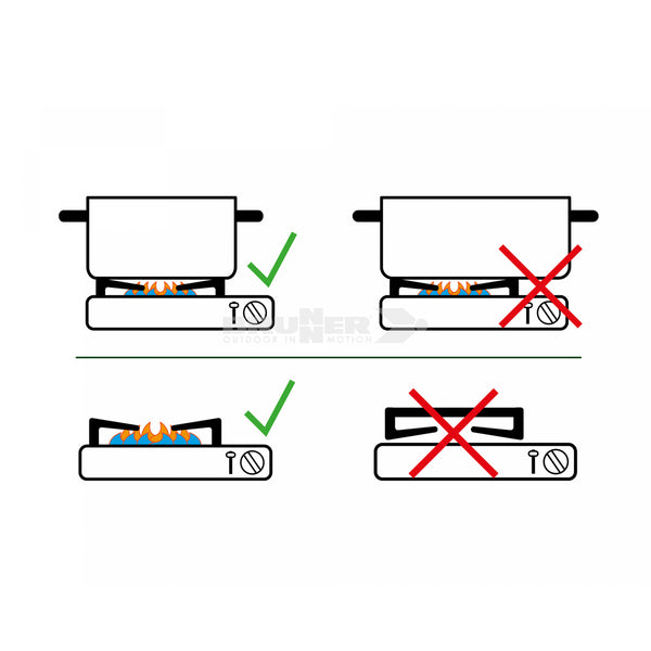 BRUNNER DEVIL SD NG FORNELLO PORTATILE DA 30mbar COMPLETO DI COMODA VALIGIETTA