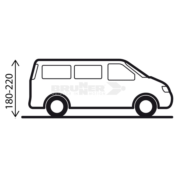 BRUNNER DRIFTER TENDA PNEUMATICA PER MINIBUS ULTIMO PEZZO DA ESPOSIZIONE
