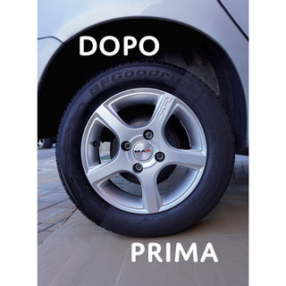 X-P GOMMA BLACK SPRAY 400ML BRILLANTANTE PER GOMME E PARTI IN PLASTICA. CON PANNO MICROFIBRA OMAGGIO PROMO -30%