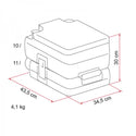 FIAMMA BI-POT 30 WC PORTATILE COMODO E DI FACILE UTILIZZO