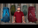 OSPREY ATMOS AG LT 65 ZAINO 65 LITRI PER LUNGHI CAMMINI E VIAGGIO