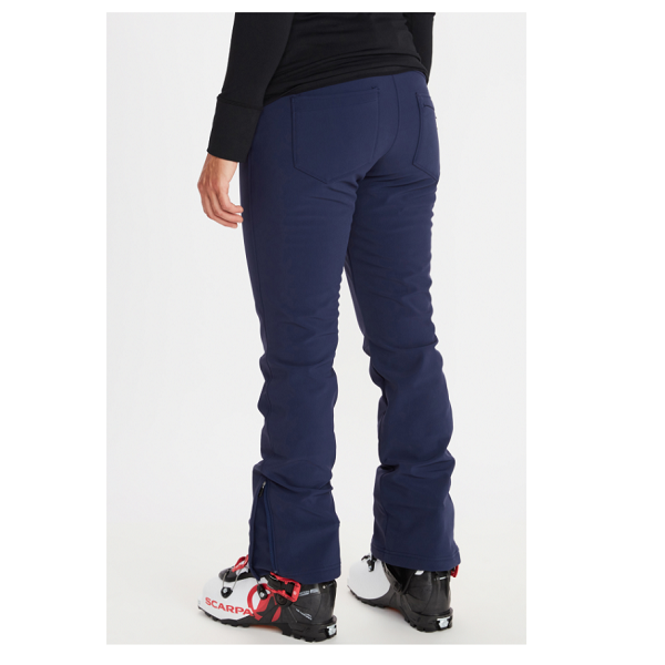 MARMOT WOMEN'S KATE PANT PANTALONI LUNGHI DONNA SOFTSHELL INVERNALI CALDI BLU SCURO