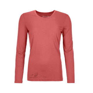ORTOVOX 185 MERINO LOGO SPRAY LS W MAGLIA LEGGERA LANA MERINO DA DONNA - DISPONIBILE IN 2 COLORI