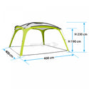 BRUNNER MEDUSA II 4X4 GAZEBO PER OUTDOOR CON MONTAGGIO SEMPLICE E VELOCE