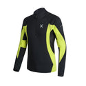 MONTURA RUN ENERGY ZIP MAGLIA LEGGERA E TRASPIRANTE IDEALE PER CORSA Colore Antracite/Verde Lime