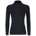 MONTURA SEAMLESS HEAT WOMAN MAGLIA INTIMA TECNICA DONNA TRASPIRANTE - NERO