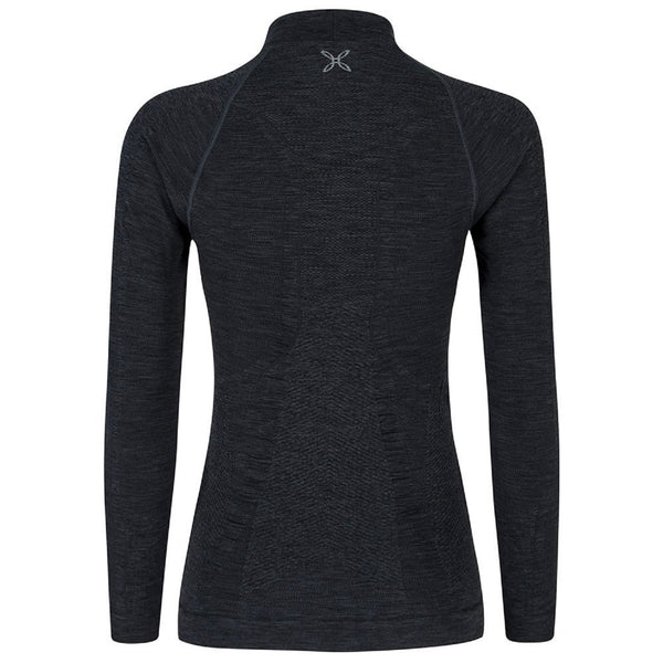 MONTURA SEAMLESS HEAT WOMAN MAGLIA INTIMA TECNICA DONNA TRASPIRANTE - NERO