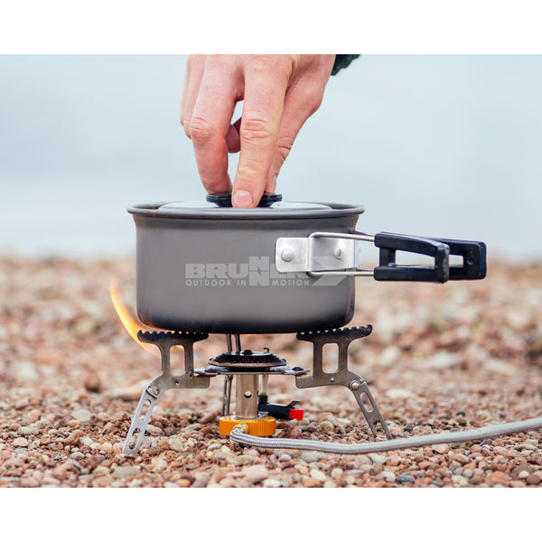 BRUNNER PACKPOT ULTRALITE 18 Set popote Outdoor in alluminio anodizzato per 3/4 persone.