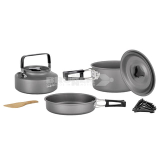 BRUNNER PACKPOT ULTRALITE 18 Set popote Outdoor in alluminio anodizzato per 3/4 persone.
